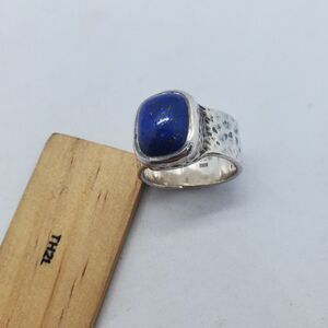 Janice Girardi Size 6.75 Sterling Silver and Lapis Lazuli Ring JDG 925